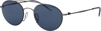 Giorgio Armani AR 6169 Ronde zonnebril - unisex - Zonnebrillen - Grijs - 48 MM - Accessoires