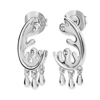 Lucy Quartermaine Wave Studs with Drips Earrings in Sterling Silver at Nordstrom
