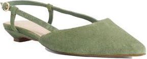 Dune London Homie Slingback Kitten Heel Pump in Green at Nordstrom Rack, Size 10Us / 40Eu
