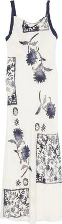Sir. Maxi jurk met bloemenprint en boothals - Dames - Maxi kleedjes - Veelkleurig - XS - Polyester - Kleedjes