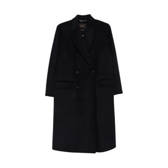 Palt&ograve; Cappotto Daria Doppiopetto - - Coats - Donna - Blu - L