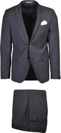 Paoloni Mens Classic Suit - Grey