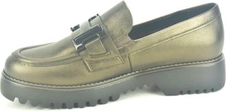 Gabor Bronze Mocassin Loafers - Dames - Loafers - Geel - 38 EU - Leer - Schoenen