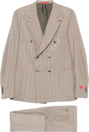 Isaia Pinstripe Double-breasted Suit