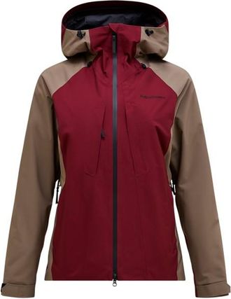 Peak Performance Insulated 2L Ski Jacket Skijacke f&uuml;r Damen | rot