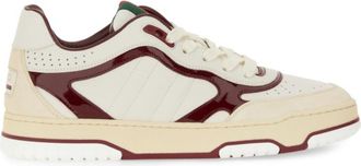 Gucci White Leather Re-Web Sneakers