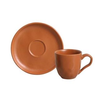 Porto Brasil Coffee Cup & Saucer - Set of 6 in Terracotta at Nordstrom
