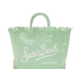 MC2 Saint Barth Tote Bags, female, Green, Size: ONE SIZE Colette Tote Bag
