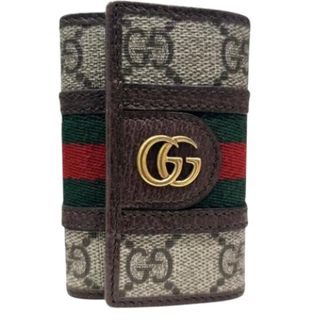Gucci Pre-owned Wallets, unisex, Brown, Size: ONE SIZE Pre-owned Keycase