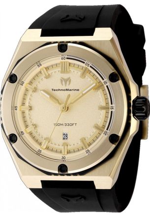 Technomarine TM-416069 Mens Coral Legacy Watch - Gold - One Size