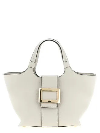 Roger Vivier Gray Calfskin Tote Womens Bag