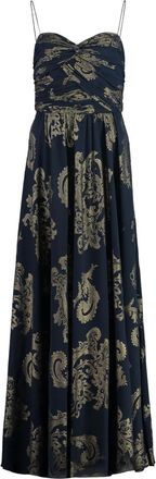 Lauren Ralph Lauren Abito con stampa paisley - Blu
