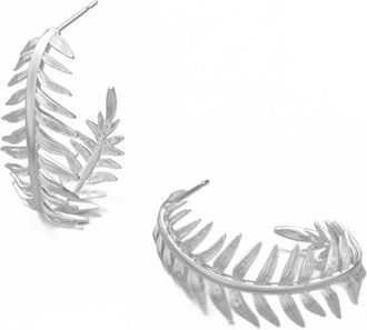 Kendra Scott Womens Kayla Hoop Earrings In Silver