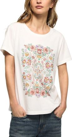 Lucky Brand Logo Graphic T-Shirt in Bright White at Nordstrom, Size X-Large