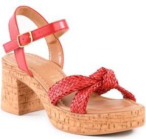 Seychelles Musical Platform Sandal in Red at Nordstrom Rack, Size 6.5