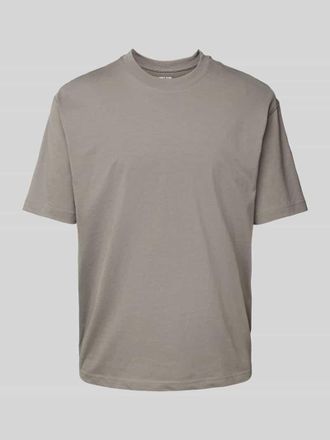 Mc Neal T-Shirt mit geripptem Rundhalsausschnitt in Graphit, Gr&ouml;&szlig;e XXXL