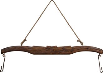 Biscottini International Biscottini - Juego De Madera Maciza De Tilo Acabado Con Efecto Nogal