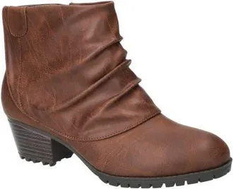Easy Street Ambrose Bootie in Brown Distressed at Nordstrom, Size 6.5