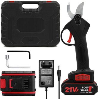 OEM Tijeras De Podar El&eacute;ctricas Inal&aacute;mbricas Port&aacute;tiles De 21 V Con Estuche De Transporte, Bater&iacute;a De Litio Recargable De 1200 Mah Y Cargador, Tijeras De 