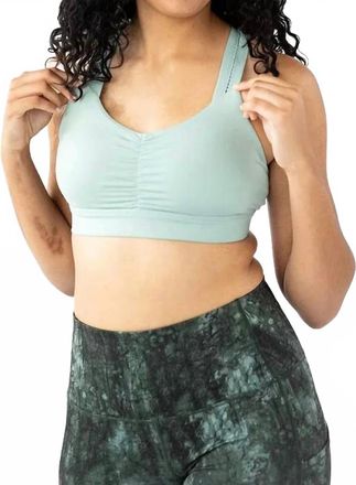 Handful Y Back Bra In Mint Green