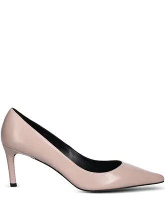 BOSS 75mm pointed-toe leather heeled pumps - women - Calf Leather/Calf Leather/Calf Leather - 39 - Pink