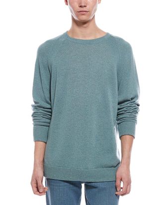 Raffi Raglan Cashmere Crewneck Sweater