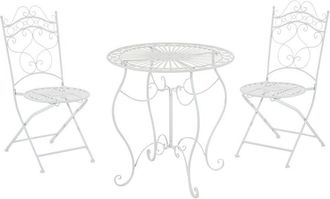 Clp Conjunto De Muebles De Jard&iacute;n Indra Blanco