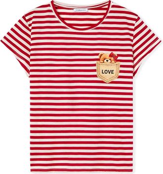 Motivi T-Shirts - Dames - T-shirts - Rood - S - Katoen - Tops