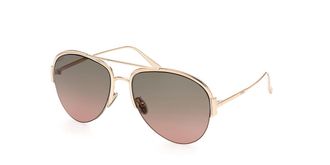Tod's TO0312H 28P Womens Sunglasses Gold Size 60