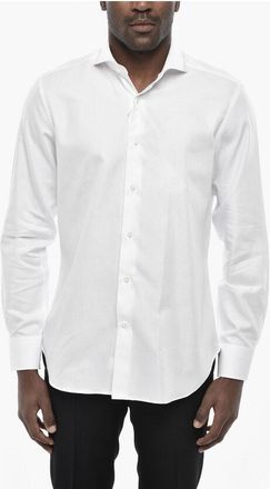 Laboratorio del Carmine Solid-Color Shirt GIOTTO with French Collar size 39