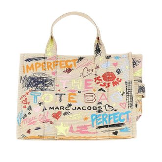 Marc Jacobs The Punk Scribble medium canvas tote bag Woman One Size