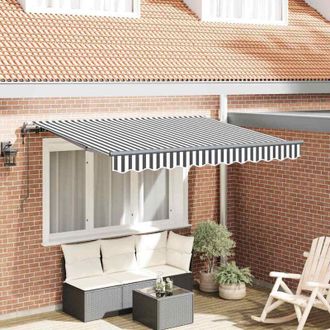 vidaXL Toldo Retr&aacute;ctil Antracita 350 X 200 Cm Tela Vidaxl