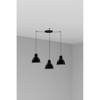 Faro Barcelona Venice 200 3l Colgante Negra