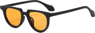 Generic Outdoor Men Vacation Sunglasses Driving Commuter Women Sports Sun Glasses(Yellow)