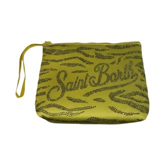 MC2 Saint Barth Clutches, female, Green, Size: ONE SIZE Aline Strass Clutch