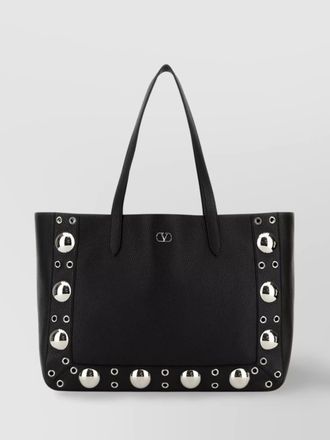 Valentino Garavani vlogo signature leather tote bag