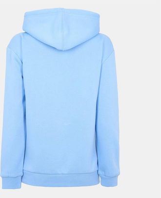 Ecko Womens Madison Crocodile Print Hooded Neck Long Sleeve Sweatshirt - Blue - Size: 12