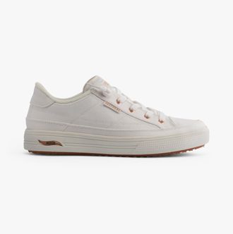 Skechers 177190/wht Arch Womens Trainers White Textile - Size UK 4.5