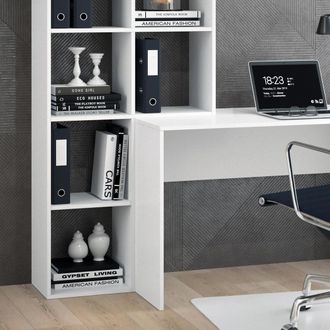 Vicco Escritorio Mara, Blanco, 166.8 X 59 Cm Vicco