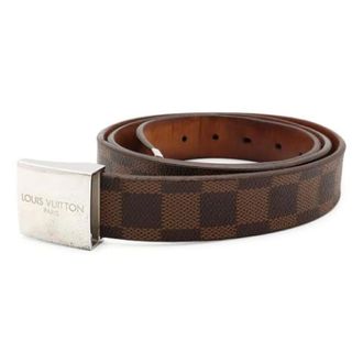 Louis Vuitton Pre-owned Tela belts - - Pre-owned - Donna - Marrone - ONE SIZE