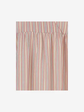Babe & Tess Girls Linen Blend Dress Pink