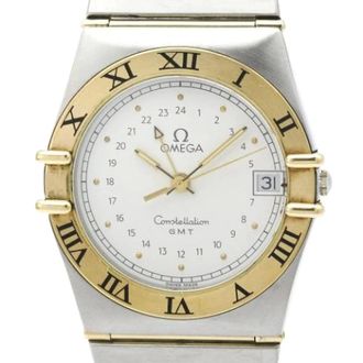 Omega Pre-owned Constellation 396.1060 Polshorloge - Heren - Pre-owned - Wit - Maat: ONE Size
