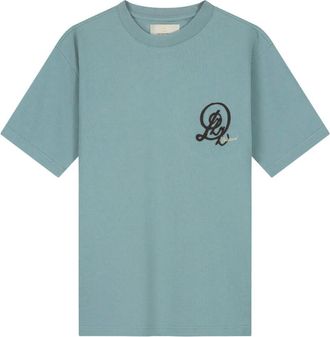 Dstrezzed Dstrezzed - Collin Artwork Tee - Heren - Tops - Blauw - Maat: S Katoen