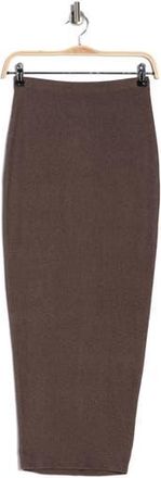 Go Couture Ruffle Slit Stretch Maxi Skirt in Green at Nordstrom Rack, Size X-Large