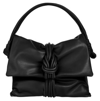 Samantha Look Henkeltasche SAMANTHA LOOK, Damen, Gr. B/H/T: 33cm x 26cm x 6cm onesize, schwarz, Leder, clean, Taschen Henkeltasche, echt Leder, Made in Italy