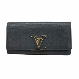 Louis Vuitton Noir Long Wallet (Bi-Fold) (Pre-Owned)