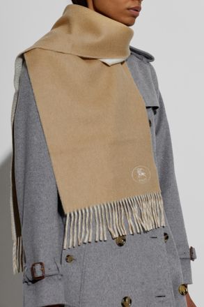 Burberry Cashmere Scarf, Unisex, Beige