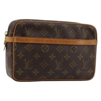Louis Vuitton Pre-owned Clutches, female, Brown, Size: ONE SIZE Pre-owned Vintage Monogram Clutch