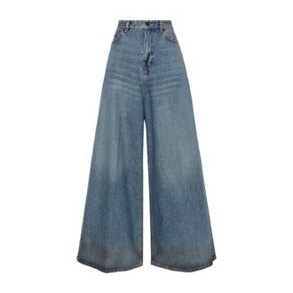 Haikure Boyfit Over Jeans - Dames - Loose Fit Jeans - Blauw - W24 - Katoen - Jeans