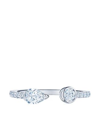 Kwiat Anello Eclipse in oro bianco 18kt con diamanti - Argento